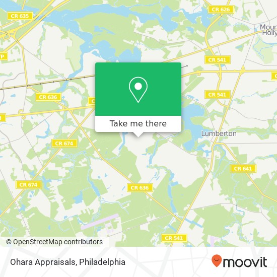 Mapa de Ohara Appraisals