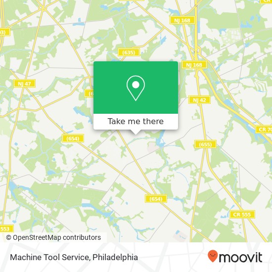 Mapa de Machine Tool Service