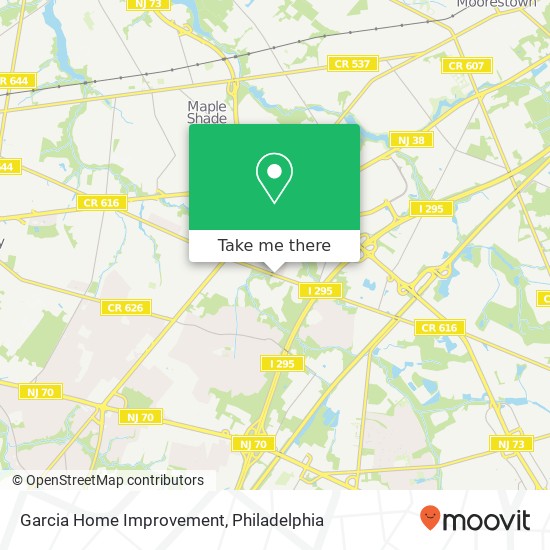 Garcia Home Improvement map