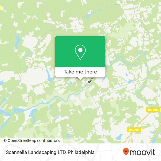 Scannella Landscaping LTD map