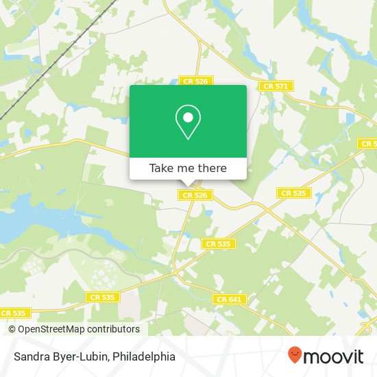 Sandra Byer-Lubin map