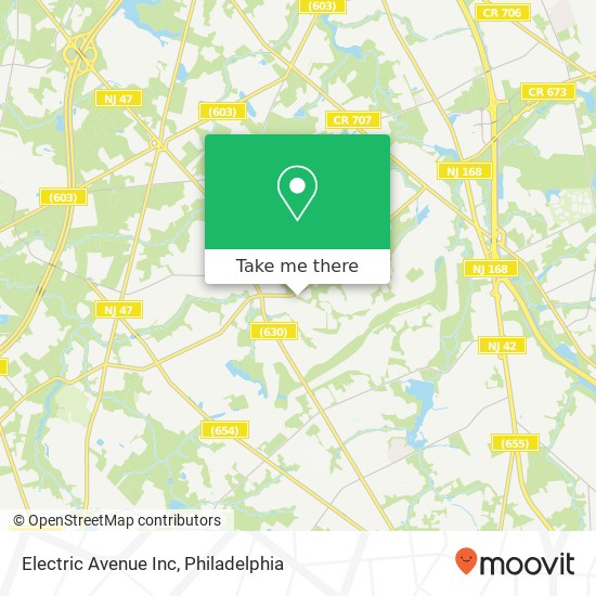 Electric Avenue Inc map