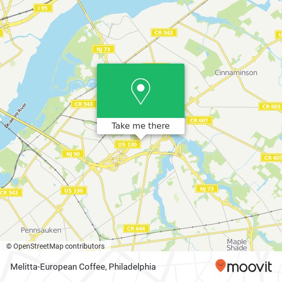 Melitta-European Coffee map