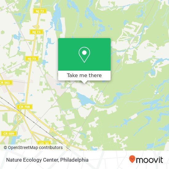 Mapa de Nature Ecology Center