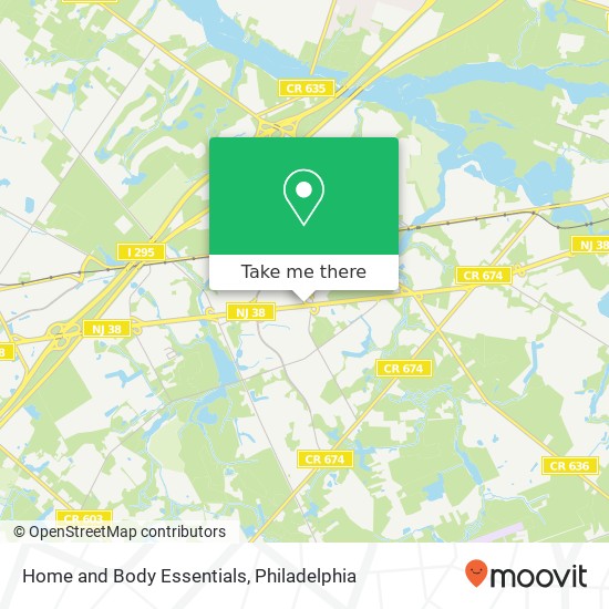 Home and Body Essentials map