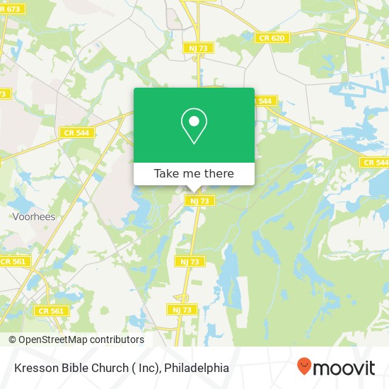 Kresson Bible Church ( Inc) map