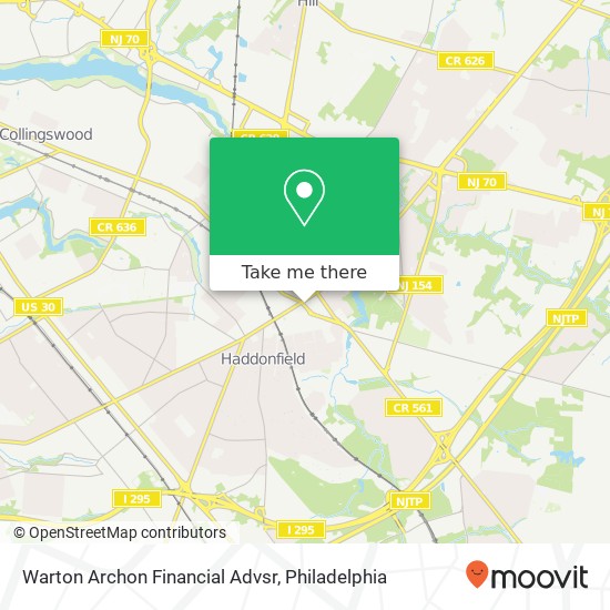 Warton Archon Financial Advsr map
