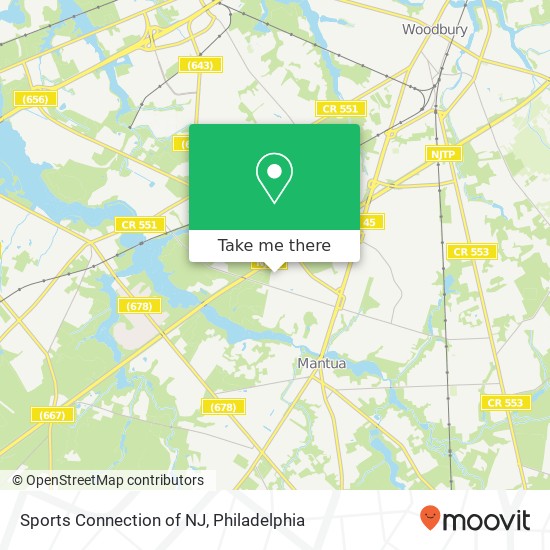 Mapa de Sports Connection of NJ