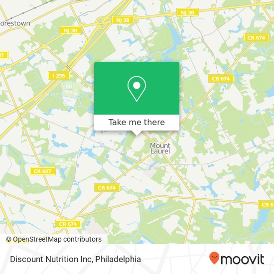 Discount Nutrition Inc map