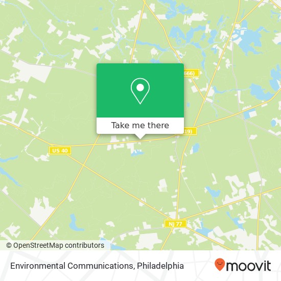 Mapa de Environmental Communications