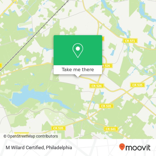 M Wilard Certified map