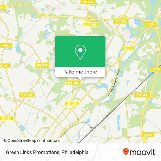 Green Links Promotions map