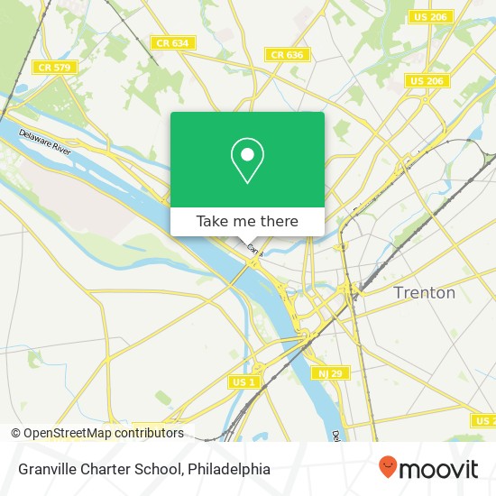 Mapa de Granville Charter School