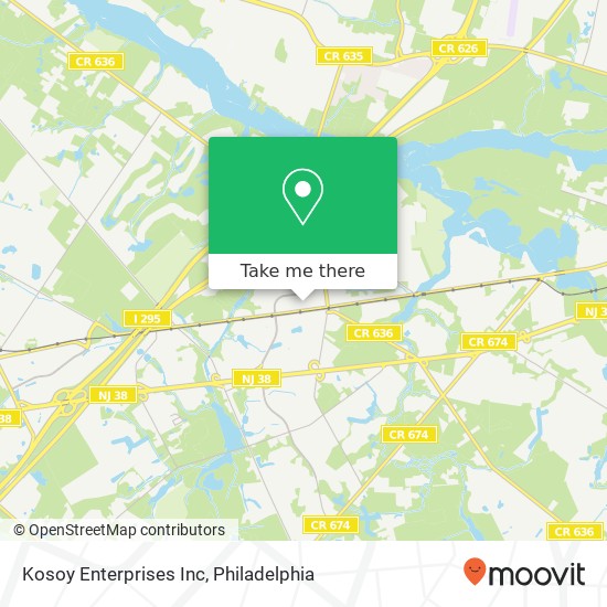 Mapa de Kosoy Enterprises Inc