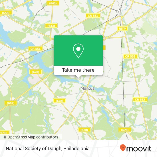 National Society of Daugh map