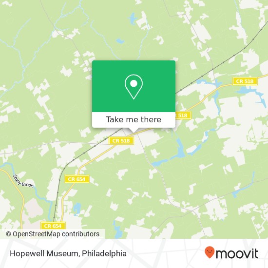 Hopewell Museum map