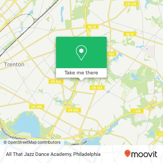 All That Jazz Dance Academy map