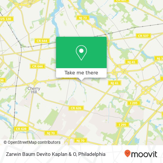 Mapa de Zarwin Baum Devito Kaplan & O