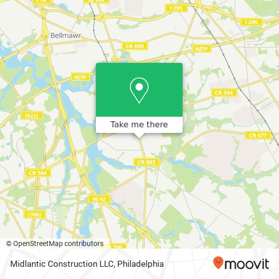 Mapa de Midlantic Construction LLC