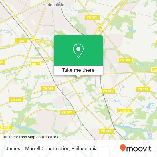 Mapa de James L Murrell Construction