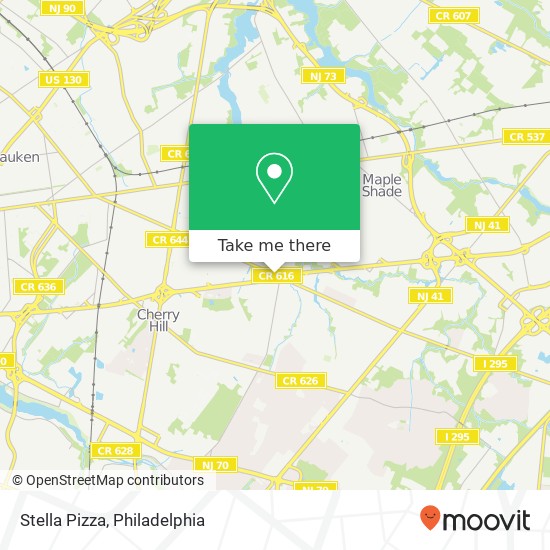 Stella Pizza map