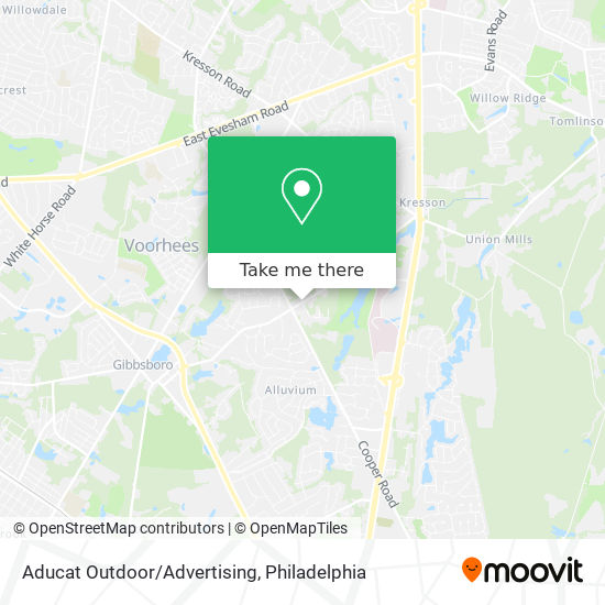 Aducat Outdoor/Advertising map