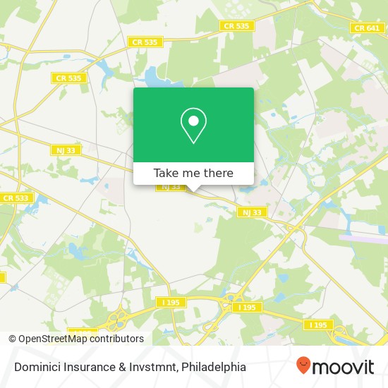 Dominici Insurance & Invstmnt map