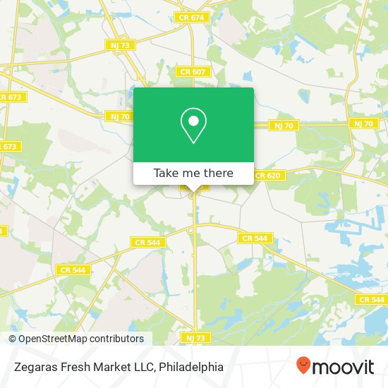 Mapa de Zegaras Fresh Market LLC
