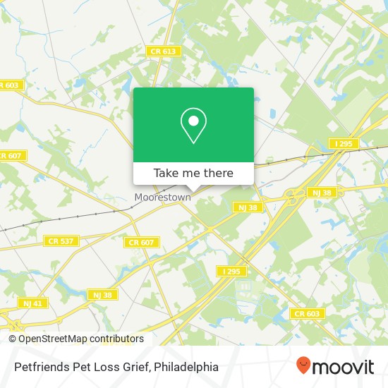 Petfriends Pet Loss Grief map