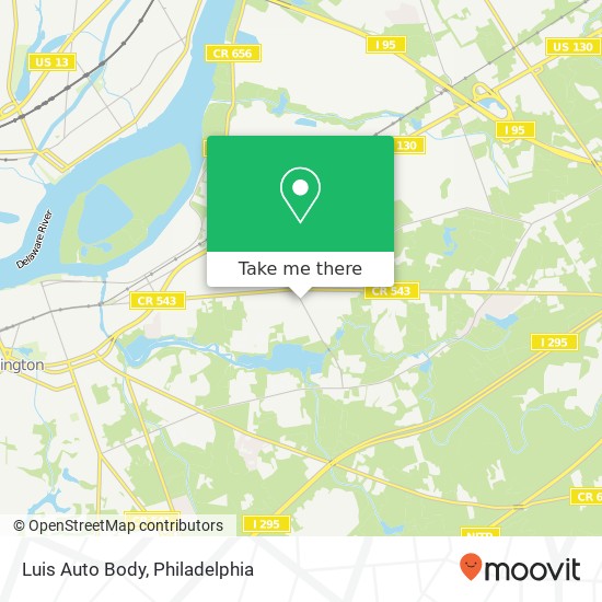 Luis Auto Body map
