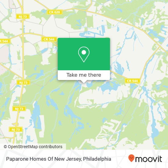 Paparone Homes Of New Jersey map