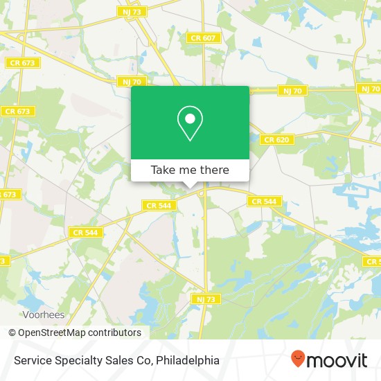 Mapa de Service Specialty Sales Co