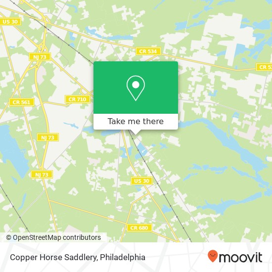 Mapa de Copper Horse Saddlery