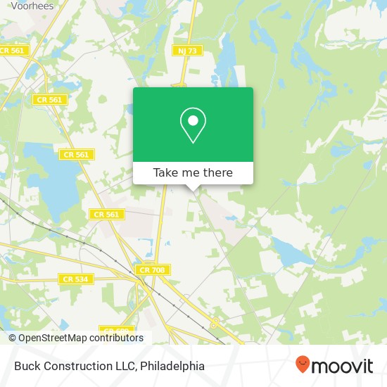 Mapa de Buck Construction LLC
