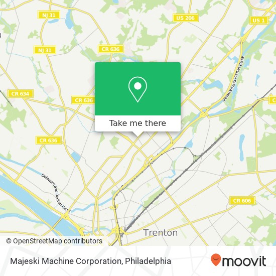Majeski Machine Corporation map