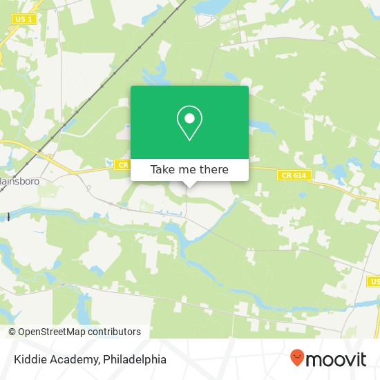 Mapa de Kiddie Academy