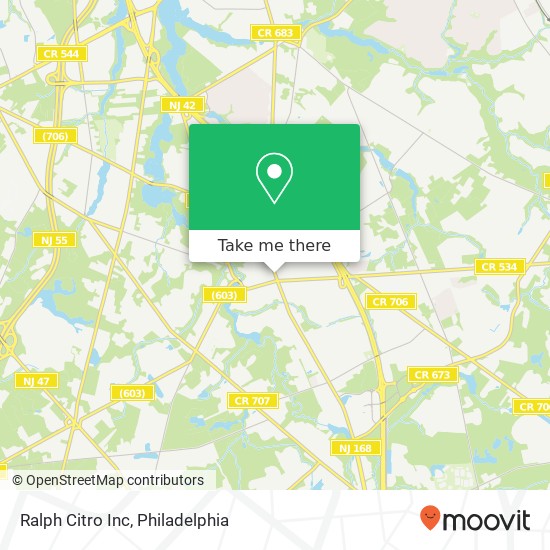 Mapa de Ralph Citro Inc