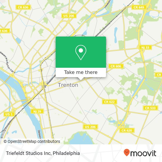 Mapa de Triefeldt Studios Inc