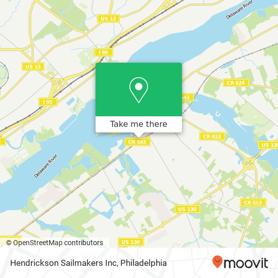 Hendrickson Sailmakers Inc map