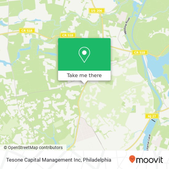 Mapa de Tesone Capital Management Inc