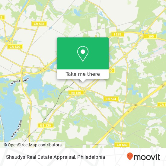 Mapa de Shaudys Real Estate Appraisal