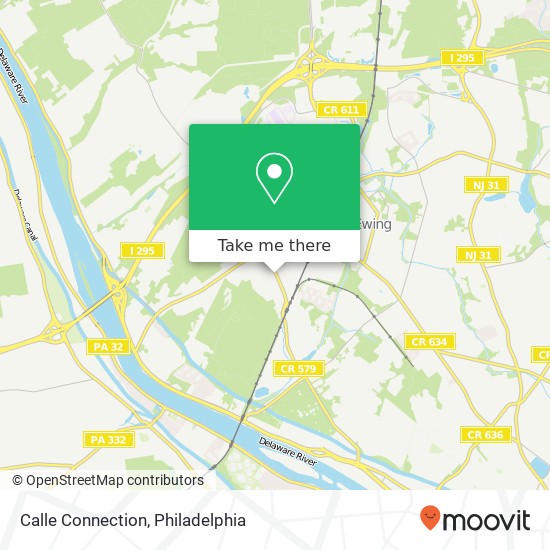 Calle Connection map