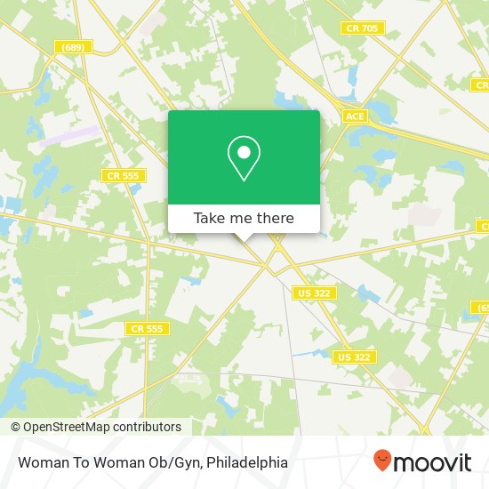 Woman To Woman Ob/Gyn map