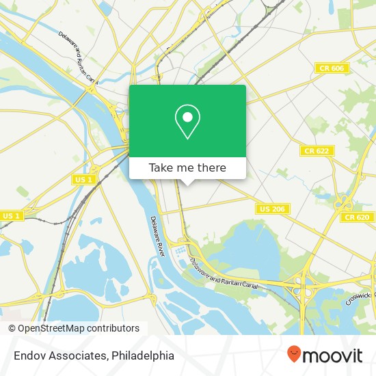 Endov Associates map