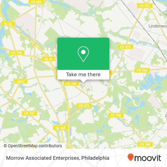 Morrow Associated Enterprises map