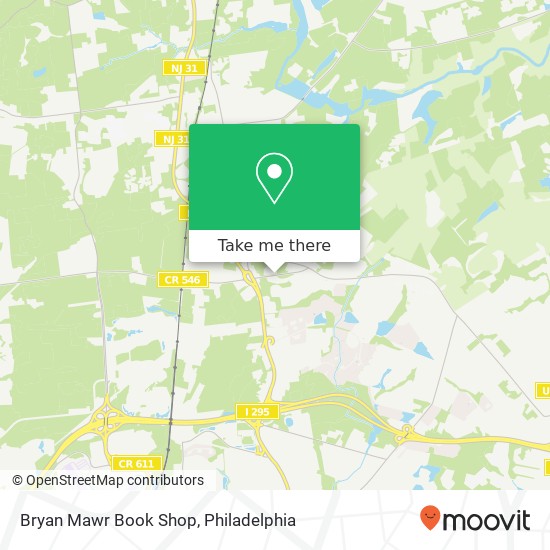 Bryan Mawr Book Shop map