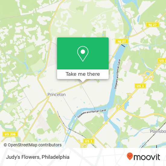 Judy's Flowers map