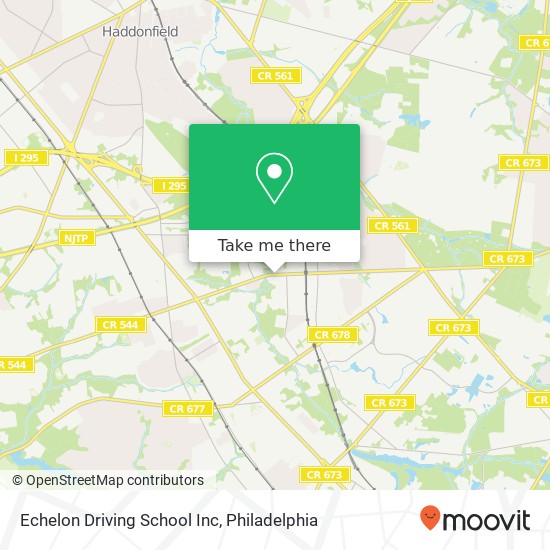 Mapa de Echelon Driving School Inc