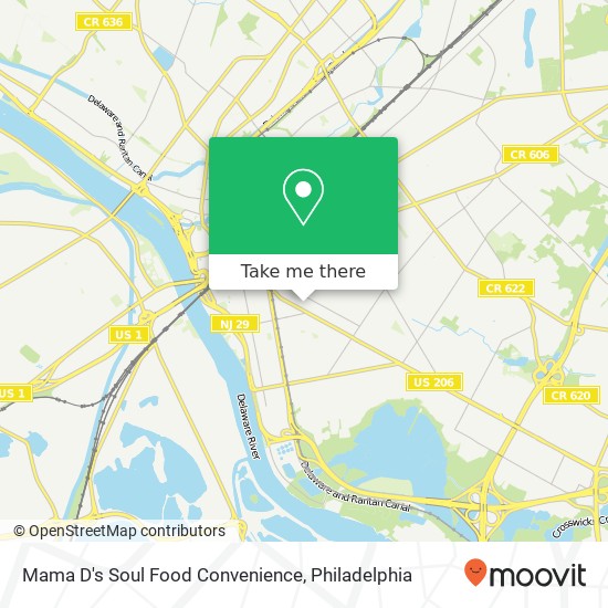 Mapa de Mama D's Soul Food Convenience