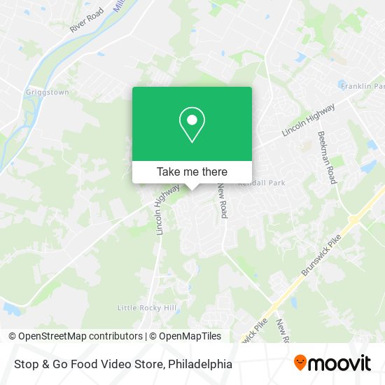 Stop & Go Food Video Store map